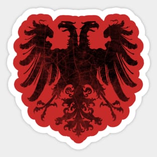 Roman Empire Eagle Black Sticker